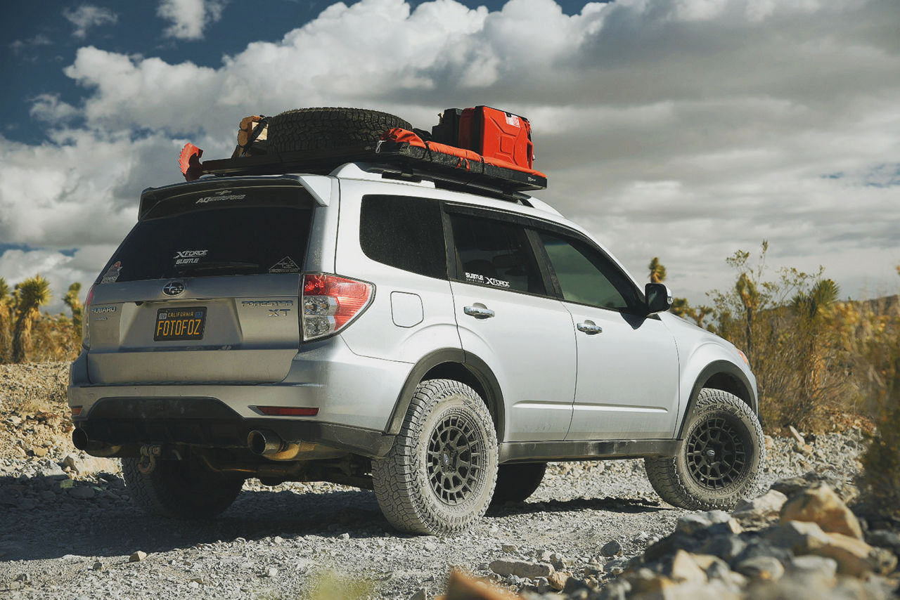 2011 Subaru Forester Black Rhino BOXER Black Wheel Pros